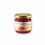 Himbeer Marmelade ohne Zuckerzusatz im 190 g Glas, 87 % weniger Kalorien, keine Konservierungsstoffe, low carb und Diät geeignet, für Diabetiker interessant, zuckerfrei, ohne Zucker